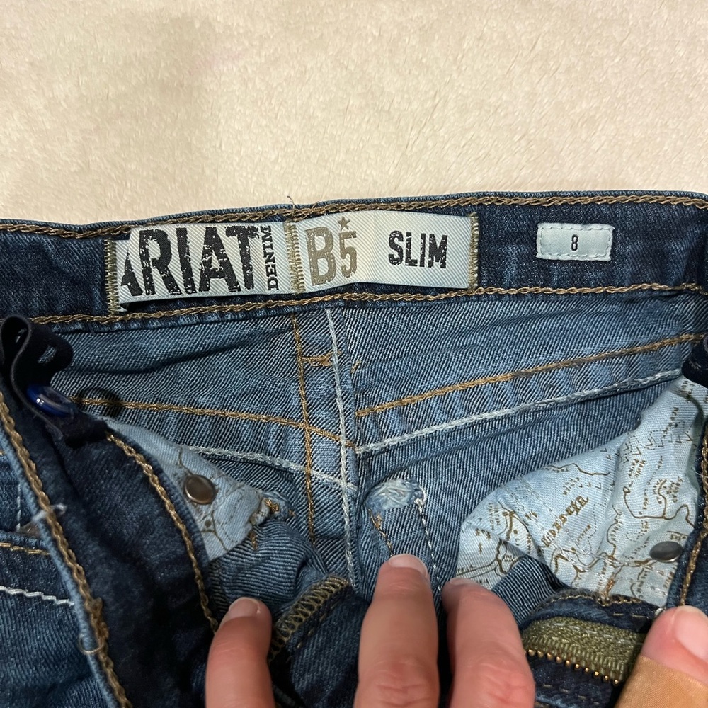 Ariat B5 Slim Blue Denim Jeans - Picture 4 of 4